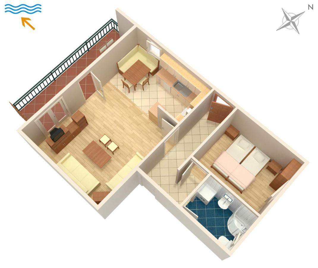 Apartments With A Parking Space Novi Vinodolski - 5514 المظهر الخارجي الصورة